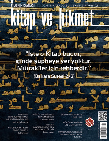 Kitap Ve Hikmet Dergisi 12. Sayı E Dergi