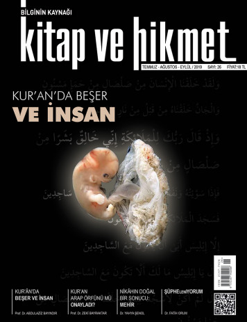 Kitap ve Hikmet Dergisi 26. Sayı, Temmuz-Ağustos